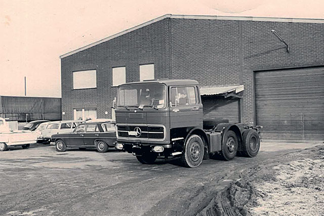 1970: Sattelzugmaschine DB2024 mit Christian Offer sen.